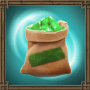 40 x Green-colored Powder