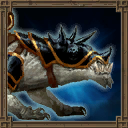 Белый боевой ящер