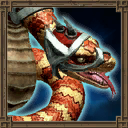 Бронированная красная змея