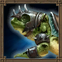 Бронированная зелёная жаба