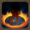 Круг красного огня